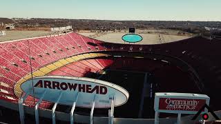 arrowhead stadium drone tour