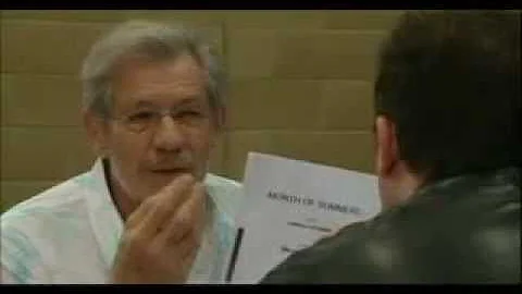 extras bloopers sir ian mckellen on acting