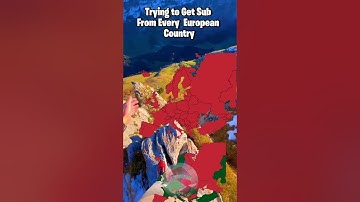 Trying to get a Sub from Every European Country (Day 2) #shorts #europe #mapping #geography