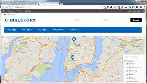 Installing Templatic Directory theme