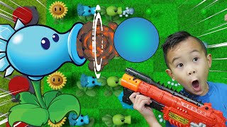 Plants vs Zombies! Noobs vs Pro In Real Life Pretend Play | pvz