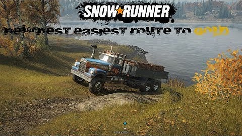 Snowrunner New Nest Contest Best Way To Get Gold Easiest Route To Take First Person View Timed Race!