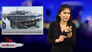 San Francisco ferry crash caught on camera (ASL - 11.24.18)