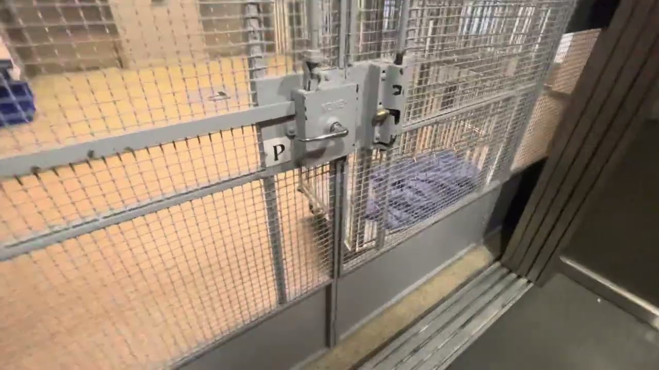 Kone monospace elevator at Meilahti hospital in Helsinki Finland