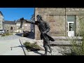 Ref:c_cv4SWI4bg Statue s�bastien le balp, place d'aiguillon, 29270 carhaix plouguer, finist�re, brittany, france