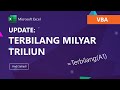 Update : Rumus Terbilang Excel Support Milyar Triliun