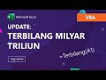 Update : Rumus Terbilang Excel Support Milyar Triliun