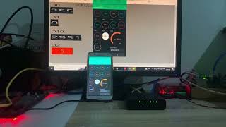 scada genesis64+PLC+ESP32+ Applicatio+Line+Google sheet