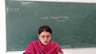 Computer manage learning