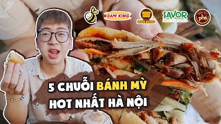 Thử bánh mỳ ở 5 CHUỖI CỬA HÀNG NỔI TIẾNG tại Hà Nội // Bật mí nơi hóng gió Hồ Tây yêu thích của Ninh