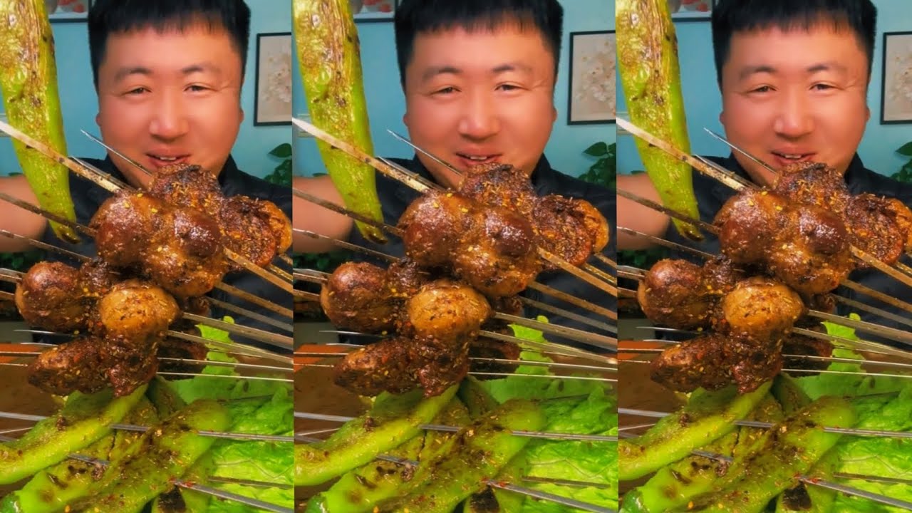 EPIC SPICY SKEWER ASMR MUKBANG — Crunchy, Juicy & So Satisfying!