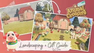 Landscaping Dom’s House   Gift Guide | Speed Build | Animal Crossing New Horizons