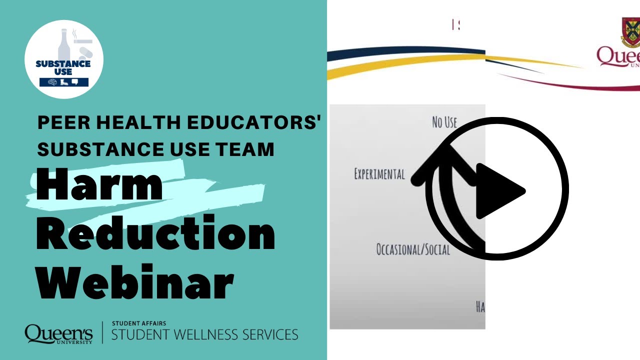 Peer Health Educators Harm Reduction Webinar