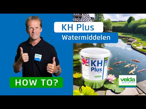 Hoe gebruik ik KH Plus van Velda voor de vijver?
