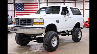 1992 Ford Bronco Custom For Sale - Walk Around Video 1992 Ford Bronco For Sale