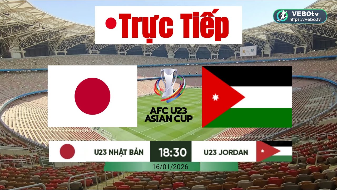 🔴[Trực Tiếp] U23 Nhật Bản vs U23 Jordan 18h30 ngày 16/1 (U23 châu Á 2026) |Simulation Video Games
