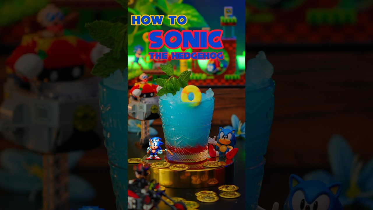 Sonic the Hedgehog | Cocktail Inspired by Sonic | 