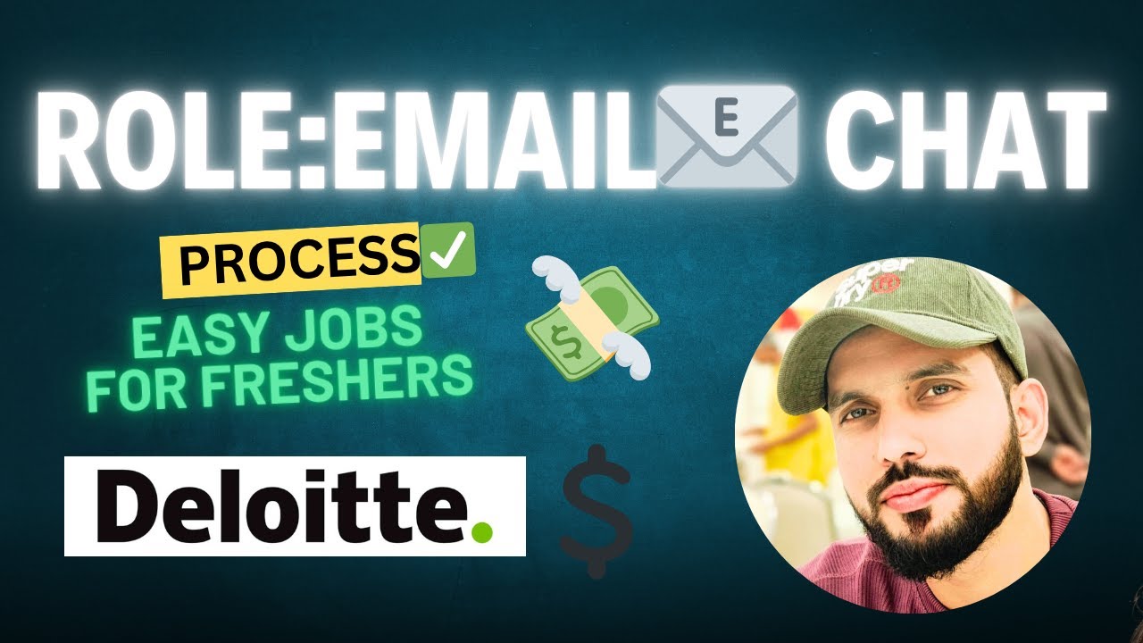 📧💬 Deloitte Email & Chat Support Jobs 2025 🔥 | Freshers Apply Now 💼 ...
