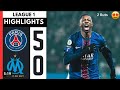 ملخص مباراة باريس سان جيرمان الفرنسي و مارسيليا 5_0 اليوم ـ ثنائية عثمان ديمبلي  mp3