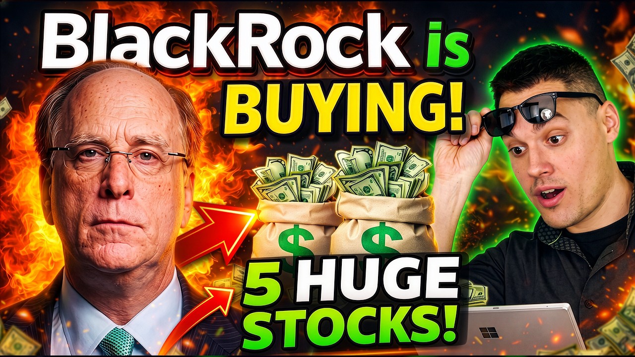 5 Stocks BlackRock is BUYING NOW on The Dip!