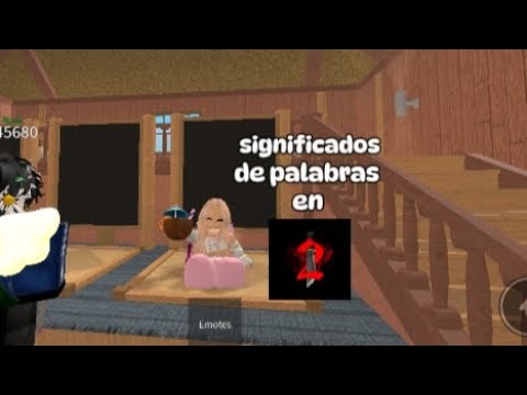 significado de palabras en mm2