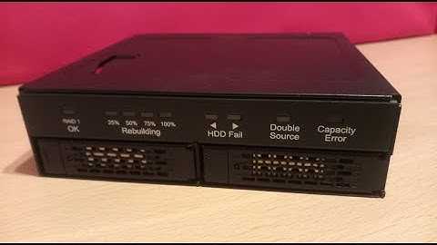 Icy Dock ToughArmour RAID 1 drive enclosure - part 1