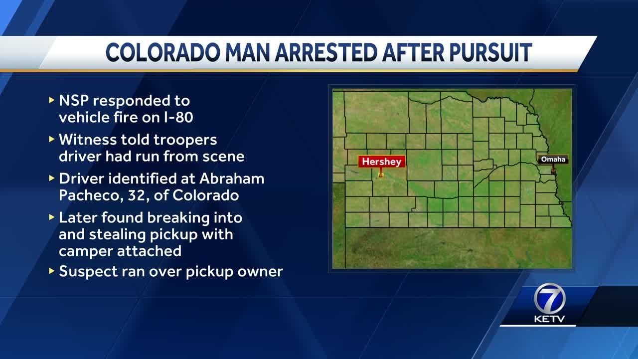 Colorado man arrested after pursuit - YouTube