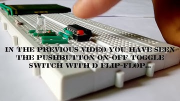 Pushbutton On-Off Toggle Switch With Arduino//ECE