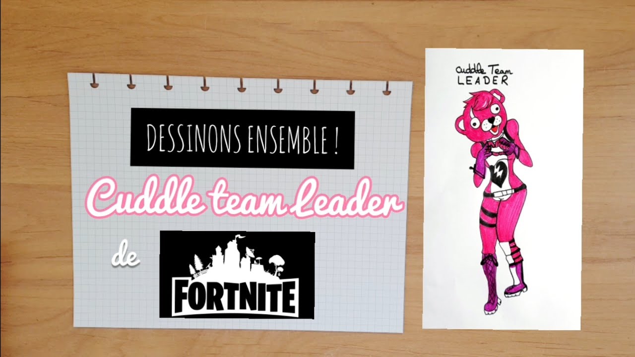 Dessin Facile ✏ FORTNITE 🐼 Cuddle Team Leader 💔 Doodle Art