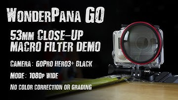 WonderPana Go HERO3+ Close-Up Macro Filter Demo