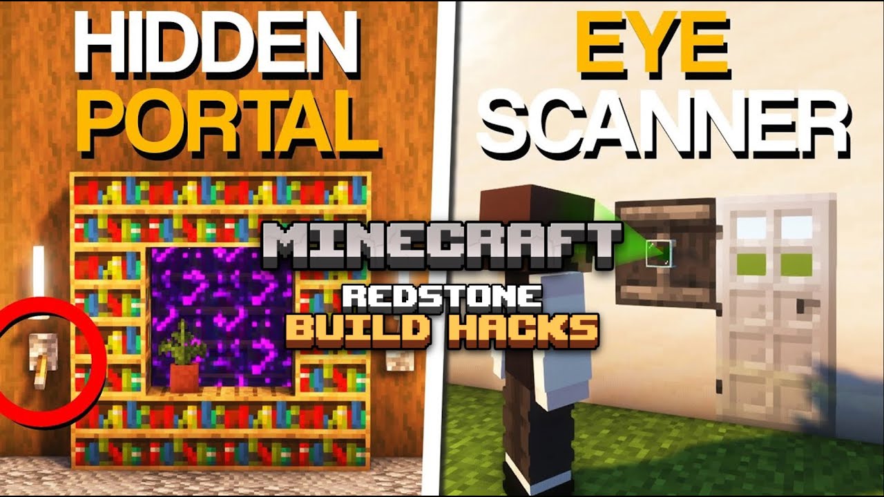 10 NEW Redstone Hacks That Will Blow Your Mind! [Minecraft] - YouTube