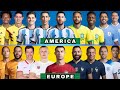 South america legends vs europe legends  ultra ultimate comparison  ronaldo messi neymar suarez