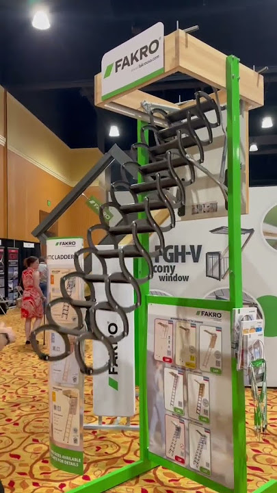 Best Attic ladder! FAKRO! #construction #contractor #tools #diy #attic