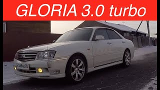 ЛАКШЕРИ седан NISSAN GLORIA 3.0 TURBO за 500 тысяч рублей.