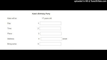 Luyện thi tiếng anh A2(KET) Listening part 3 - Test 8/24