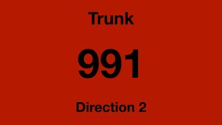 smrt Buses Trunk Bus Service 991  Direction 2 Hyperlapse