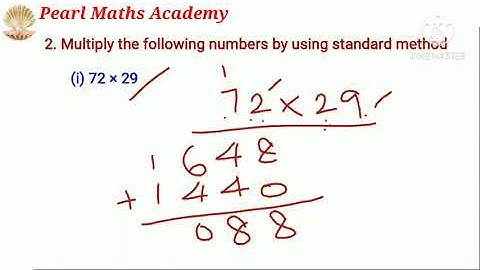 4th std Maths | Term 2 | Unit - 2 | Numbers | Multiplication by Standard Algorithm | Exercise - 2.1