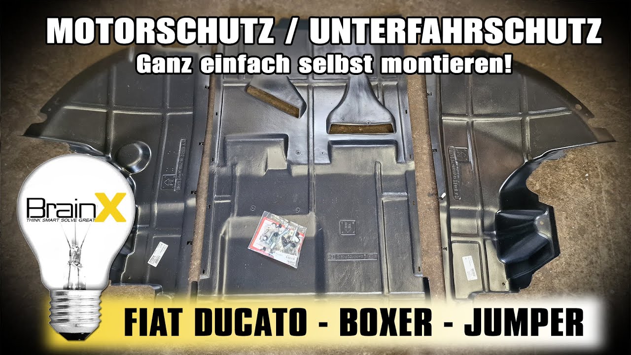 Underride Protection / Engine Splash Shield For Fiat Ducato, Peugeot Boxer, Citroën Jumper (2016+)