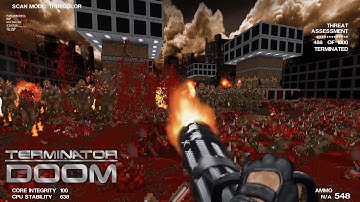 TERMINATOR DOOM - The Terminator vs 1000 Imps | 4K/60