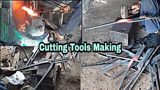 Amazing Technique of making super sharp cutting tools by talented old blacksmith || TalentHub