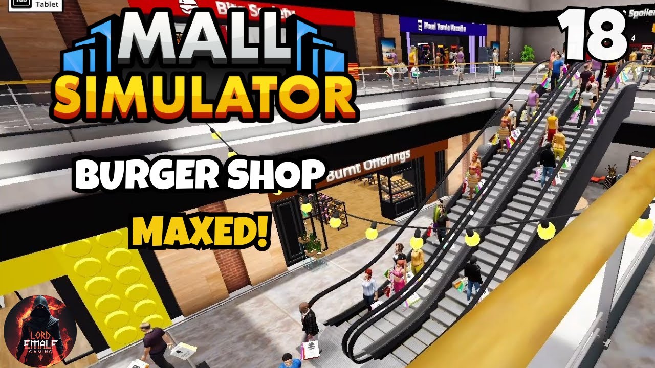 The Burger Shop Is Finally MAXED OUT! | Mall Simulator