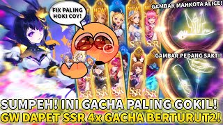 🔥 SUMPEH!! INI GACHA PALING GOKIL! GW DAPET SSR 4x GACHA BERTURUT-TURUT GILA! MLA INDONESIA