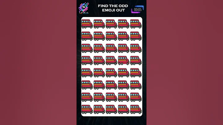 TK Mini Puzzle # 160 | Find The Odd Emoji Out | Emoji Puzzle Quiz | TK  Puzzles