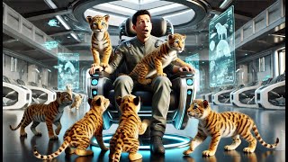 Instructor Released Predator Cubs Into the Lecture Hall — They Climbed Into the Human’s Lap Instead