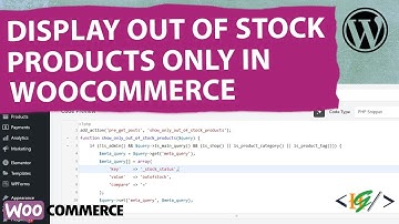 How to Display Only Out of Stock Products in WooCommerce WordPress