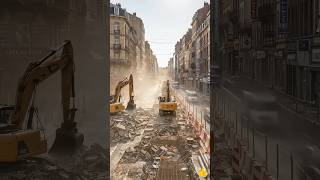 From mud to a smooth highway 🚧#civilengineering #beforeafter #constructionvideo #viralvideo #shorts