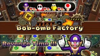 Mario Party 9 - Waluigi Revenge 1 - Waluigi Vs Shy Guy Vs Koopa Vs Toad - Bob-Omb Factory