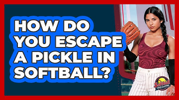 How Do You Escape A Pickle In Softball? - Softball Basics and Beyond