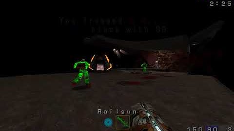 Quake 3 railgun practice