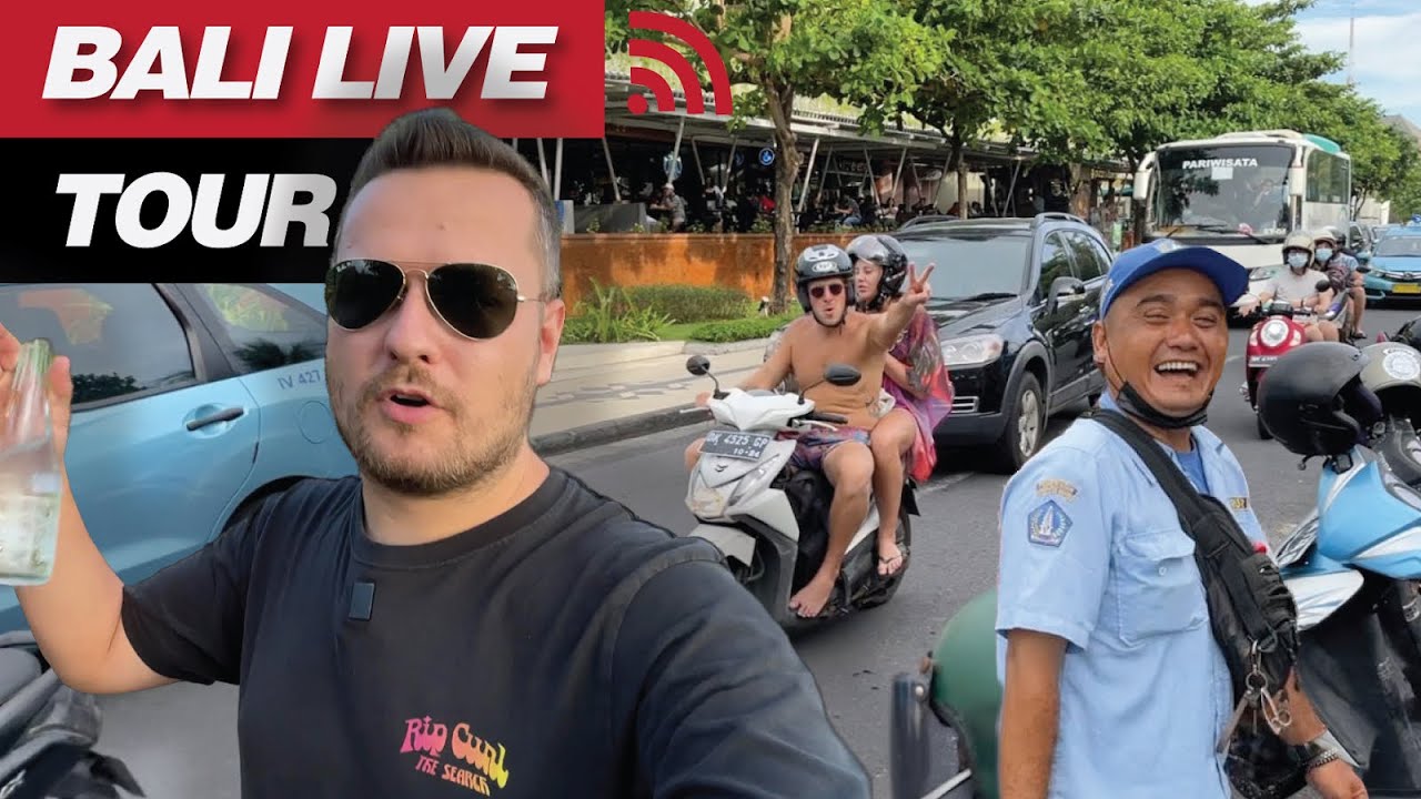 Bali Virtual Tour LIVE STREAM Kuta Tuban